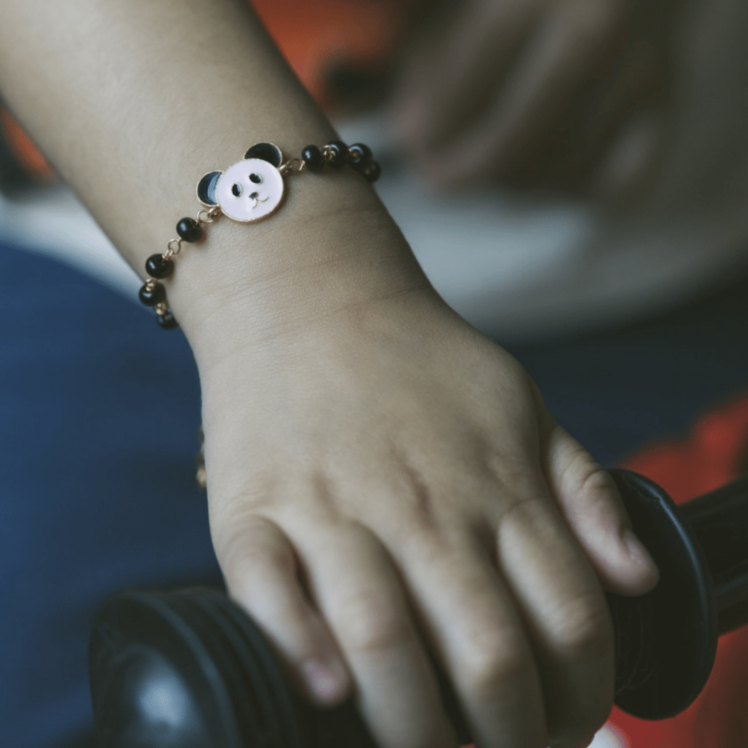 Pure Silver Kids Nazariya Panda Bracelet
