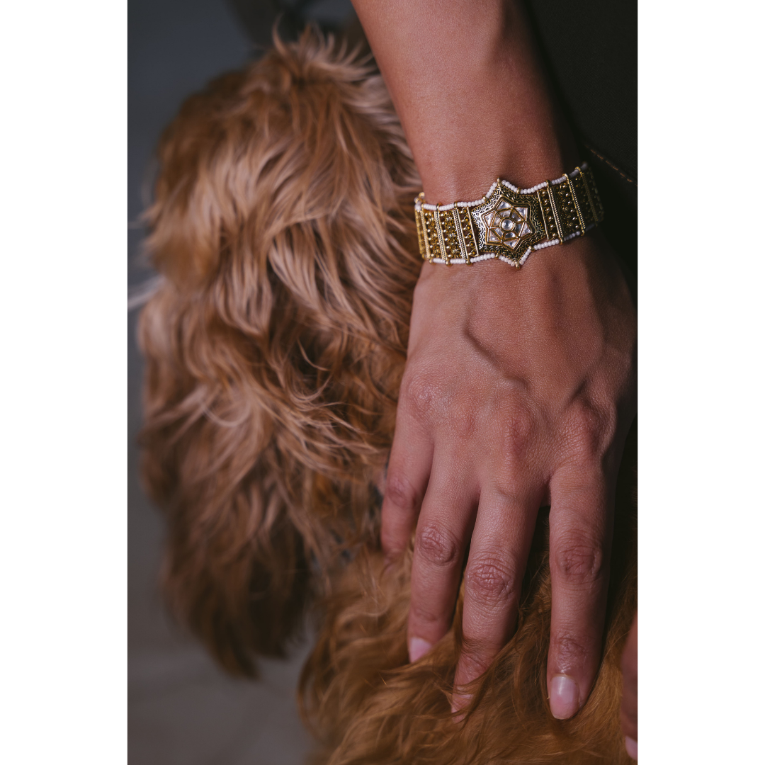 Polki Star Link Barcelet