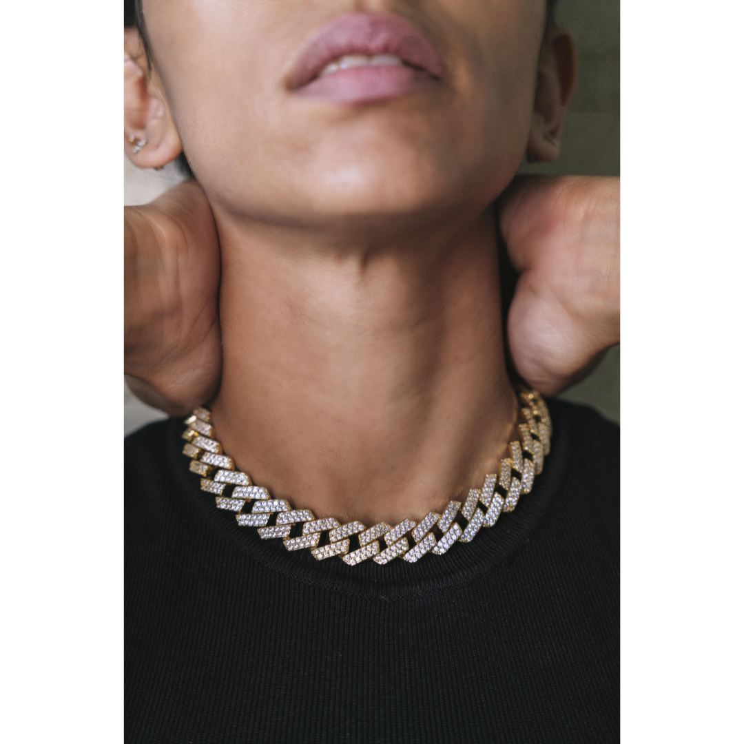 Link Chain Swarovski Necklace