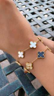 White Flower Bracelet