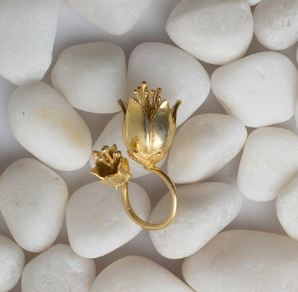 TULIP GOLD RING