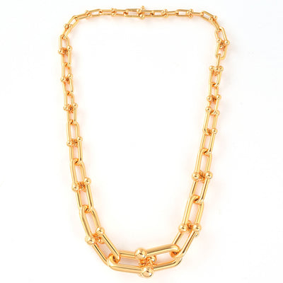 Link Chain Gold Necklace