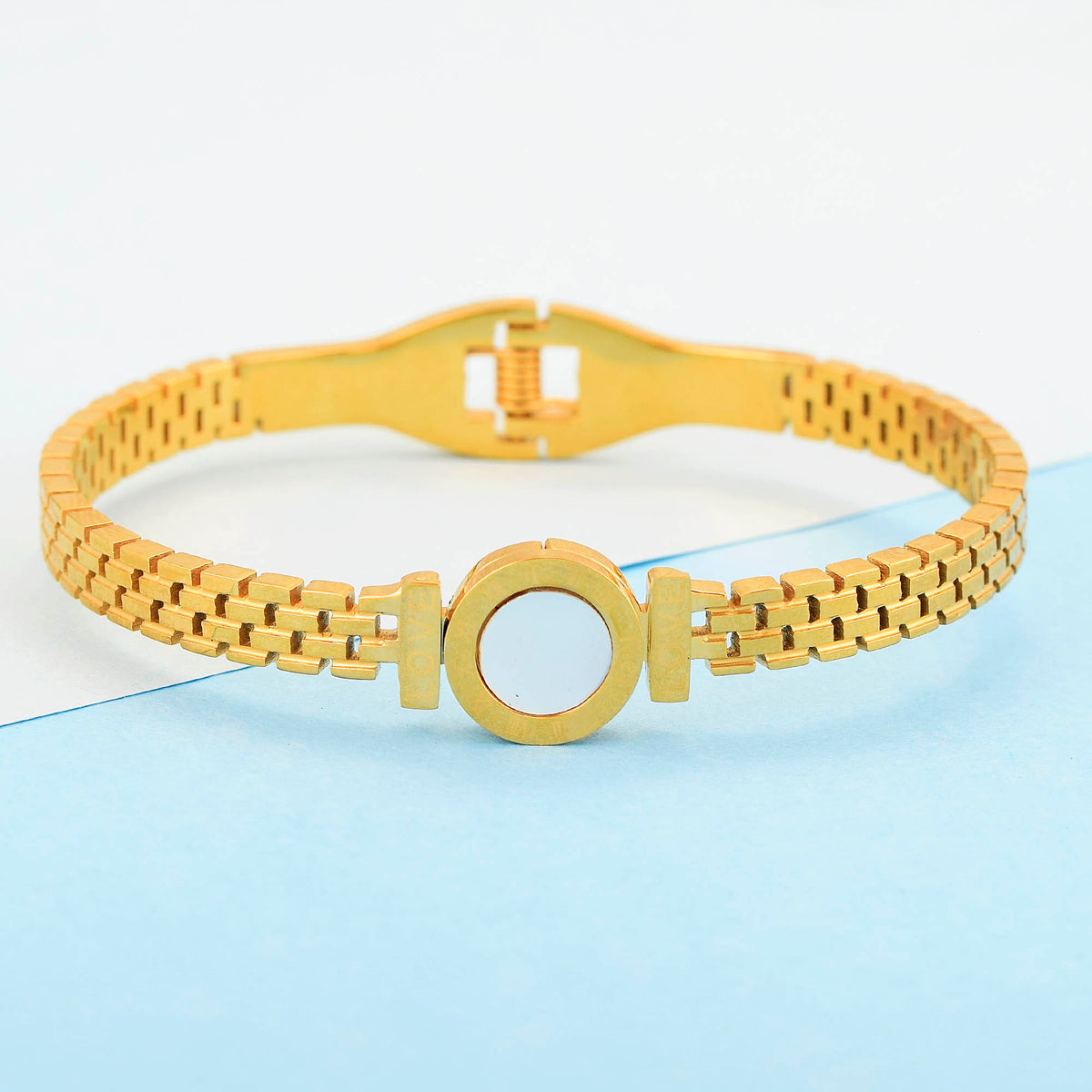Gold Knit Bracelet