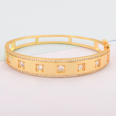 Gold Plated Swarovski Bracelet