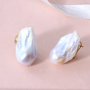 Natural Baroque Pearl Earrings
