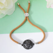 Om Big Brown Rope Bracelet