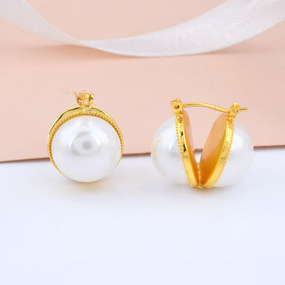Pearl Doublet Studs