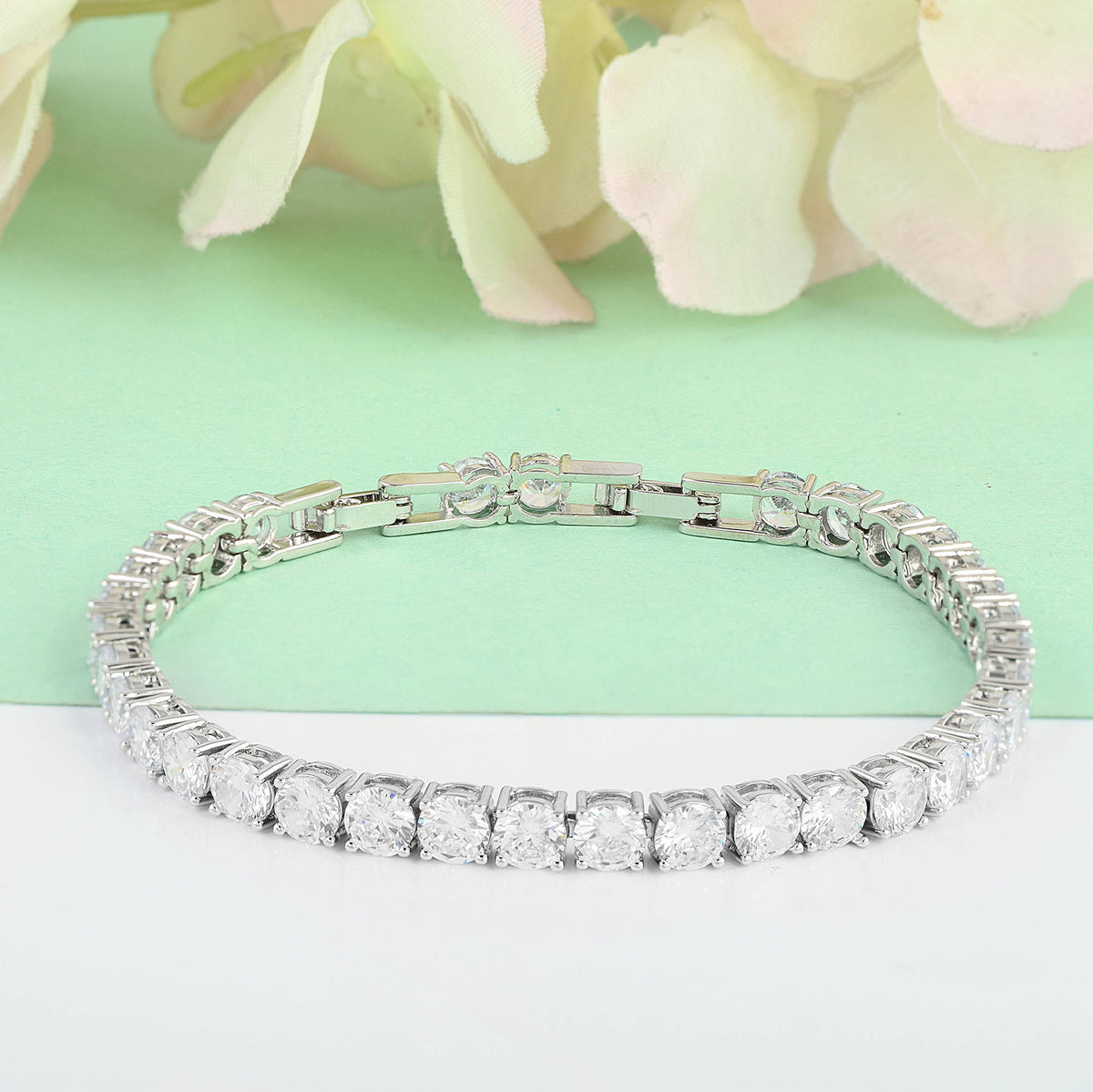 Audrey Swarovski Tennis Bracelet