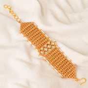 Gold Polki Link Bracelet