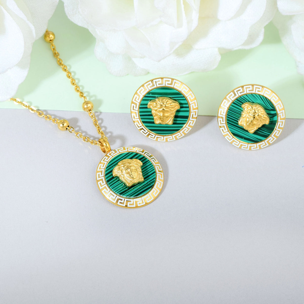 Empress Paris Green and Gold Set 