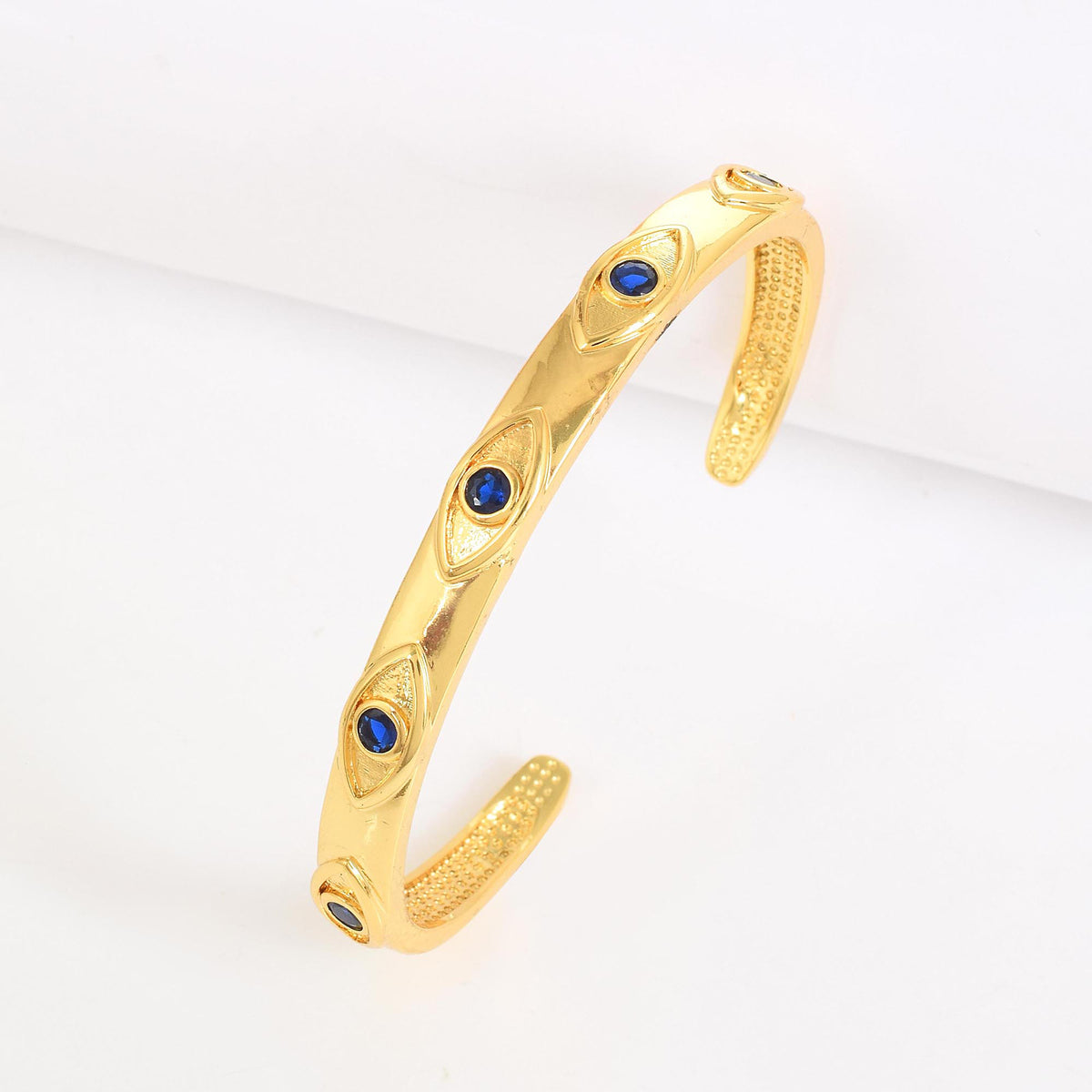 Two Layered Blue Eye Bracelet