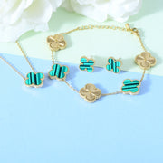 Reversible Green Flower Set