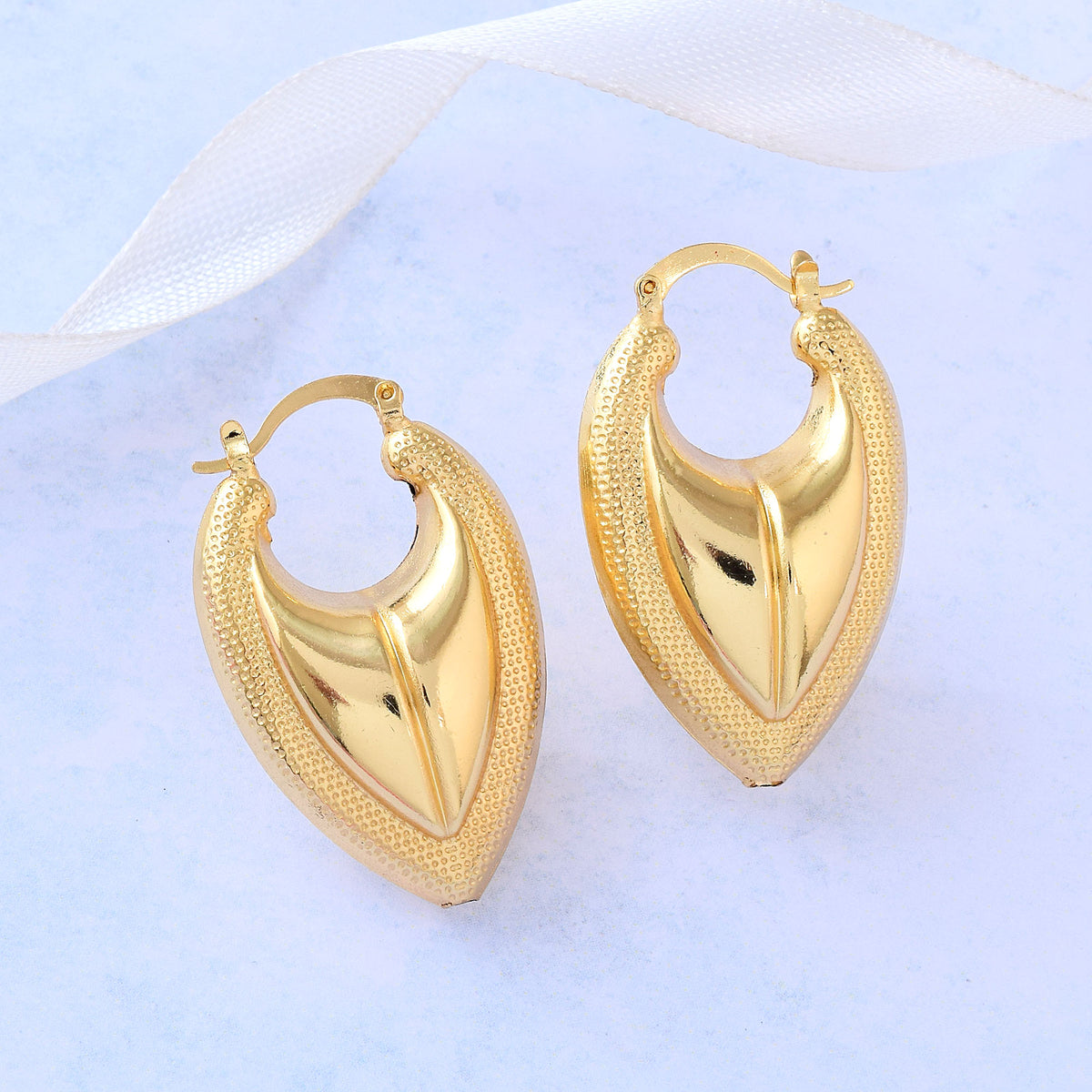 Pan Gold Hoops