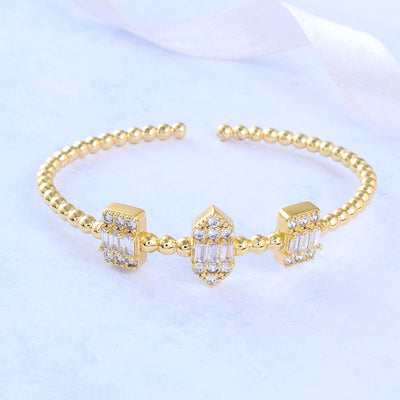 Swarovski Gold Rava Cuff Bracelet
