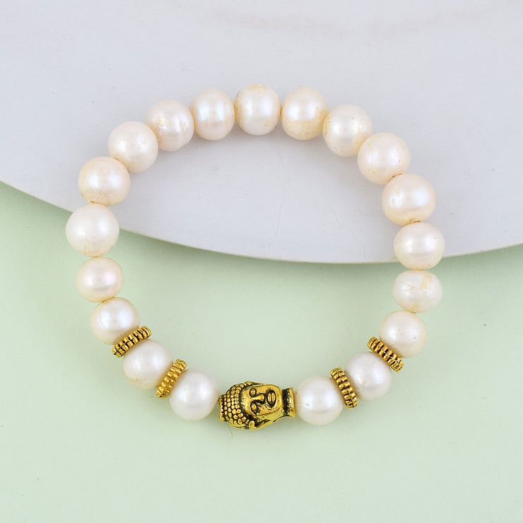 Buddha Pearl Bracelet