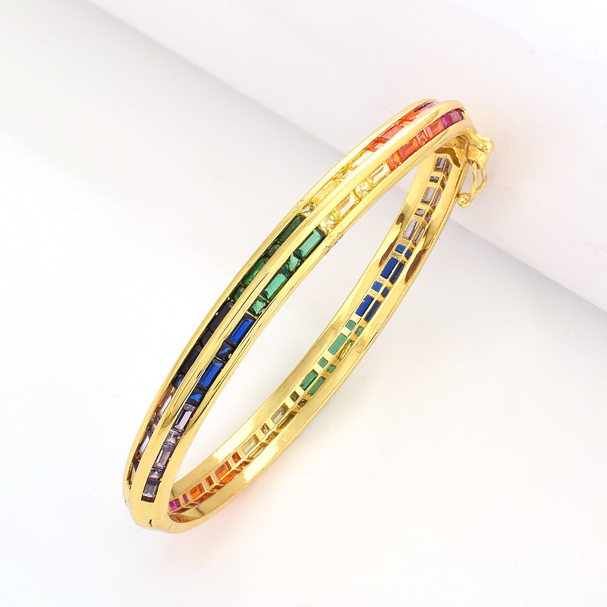 Dual Multicoloured Swarovski Bracelet