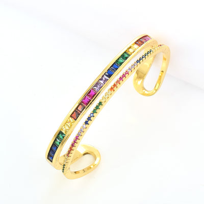 Parallel Multicoloured Bracelet