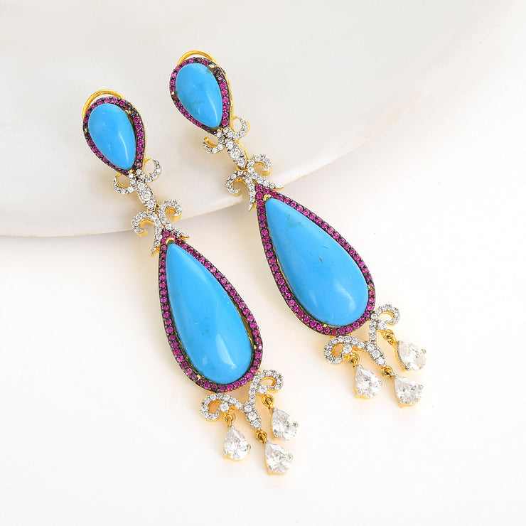 Turquoise Drop Earrings