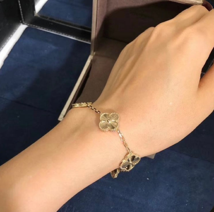 Gold Flower Bracelet