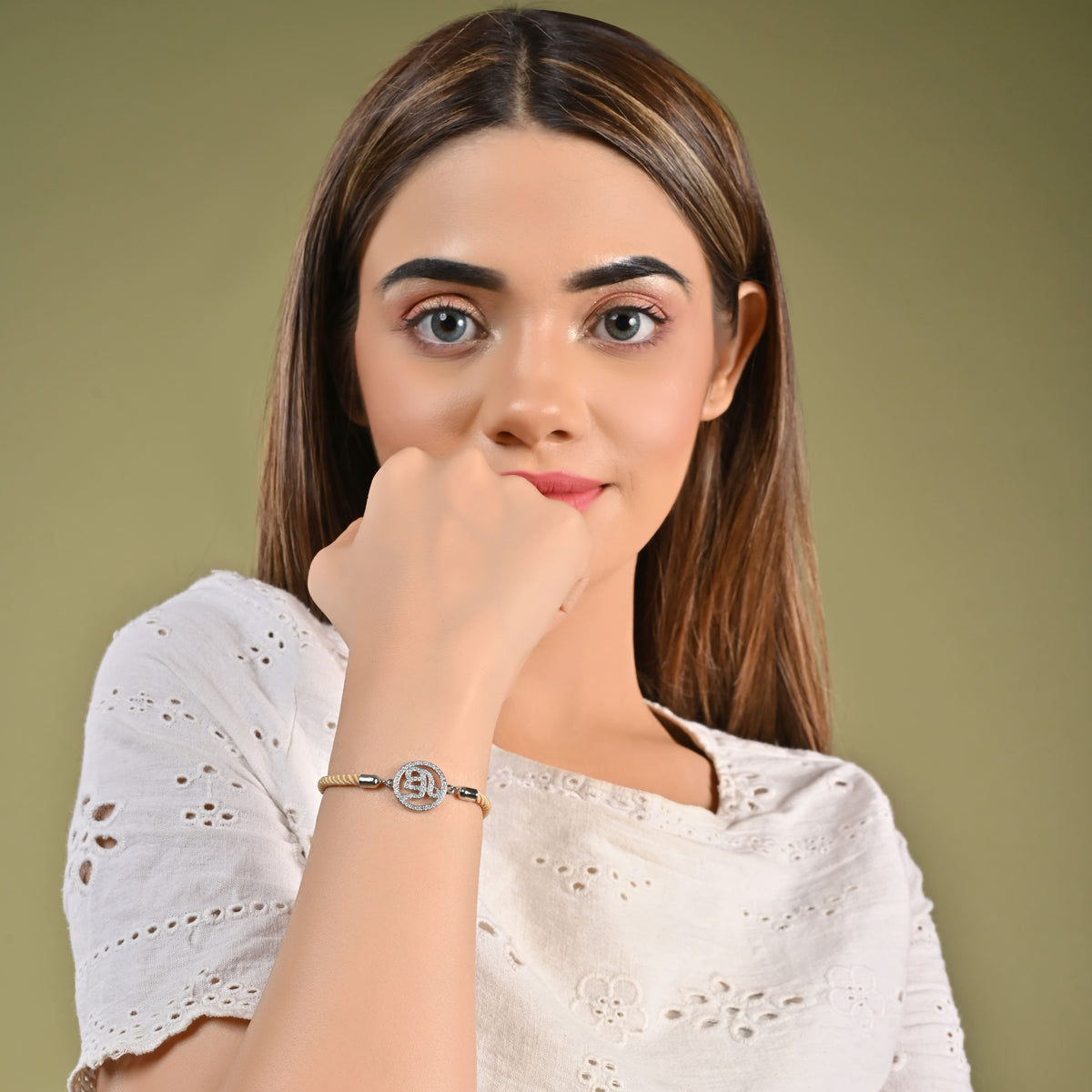 Ek Onkar Brown Rope Bracelet