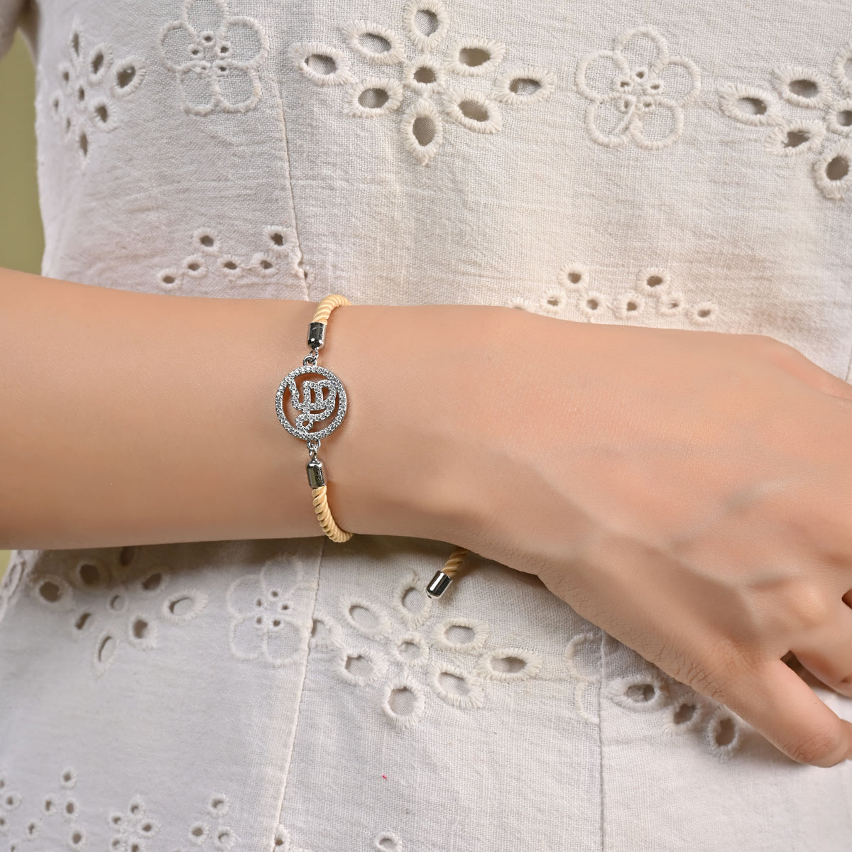 Ek Onkar Brown Rope Bracelet
