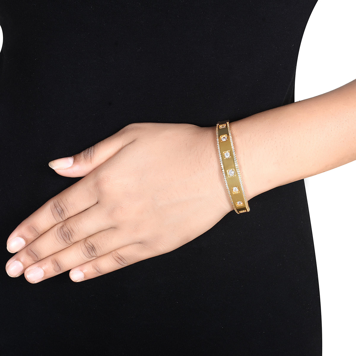 Gold Plated Swarovski Bracelet