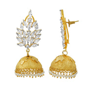 Marquise Cluster Jhumka Earrings
