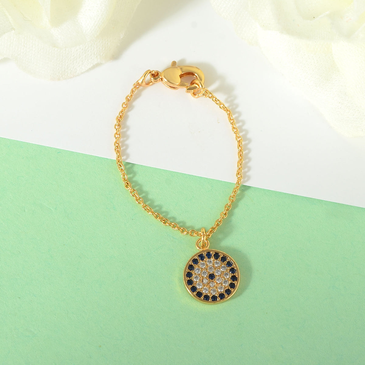 Gold Eye Watch Charm