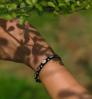 Black Enamel Multicoloured Bracelet