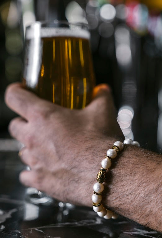 Buddha Pearl Bracelet