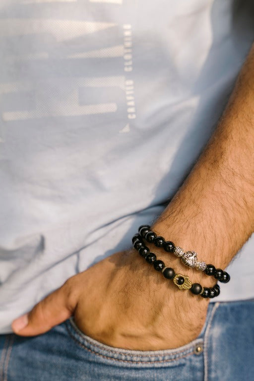 Lion Head Bead Bracelet