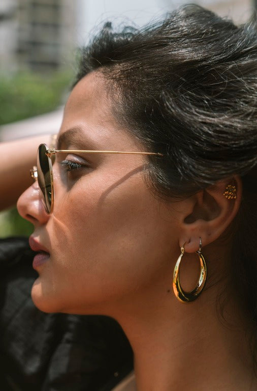 Classic Round Hoop Earrings